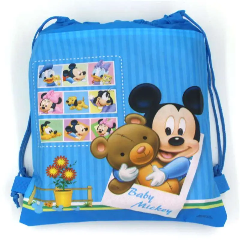 Нетканая сумка Минни Микки Маус детский дорожный школьный ранец декоративная