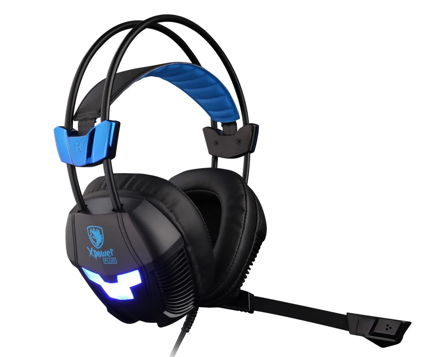 SADES XPOWER PLUS 2-уровневая вибрационная стерео звуковая гарнитура наушники Casque