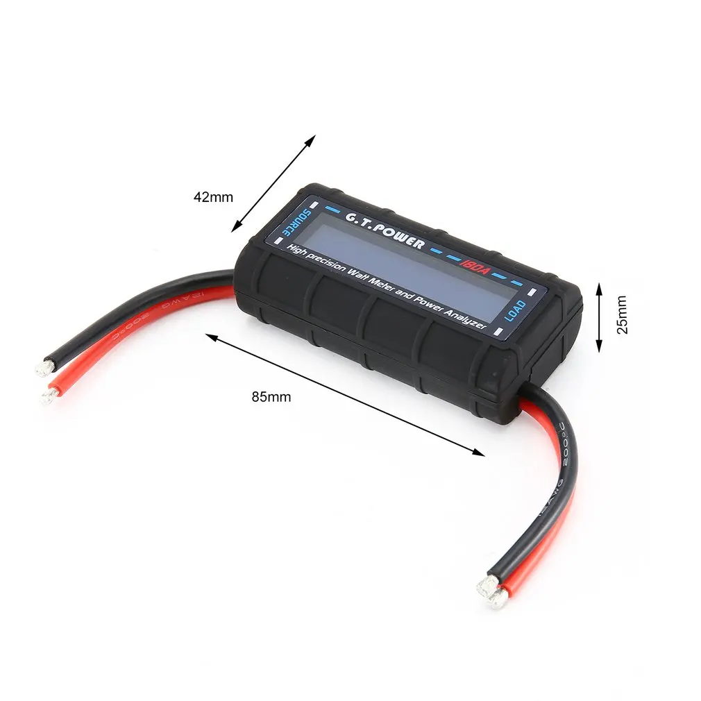 G.T POWER 180A RC Высокоточный Ватт метр и анализатор мощности с ЖК подсветкой для