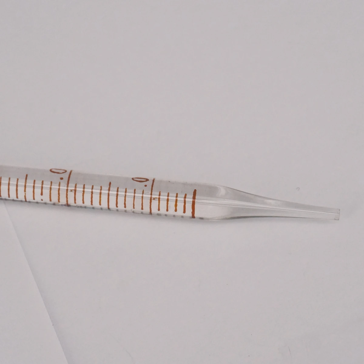 Лаборатория по химическому соединению стеклянная пипетка-капельница 0 1 мл со