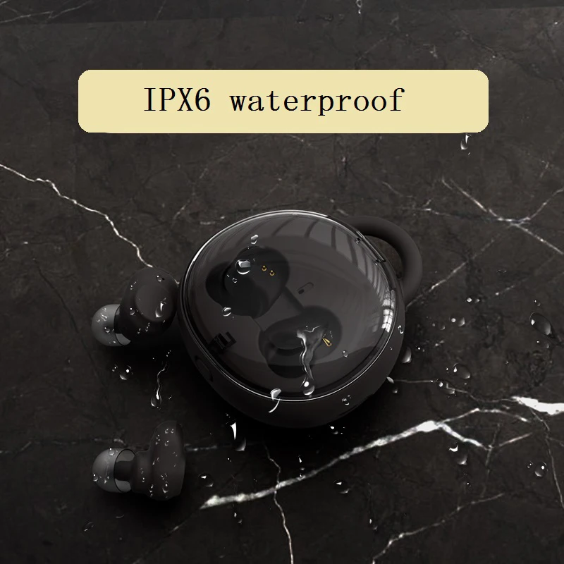 Бинауральная Беспроводная Bluetooth-гарнитура Little Devil подвесные наушники для бега