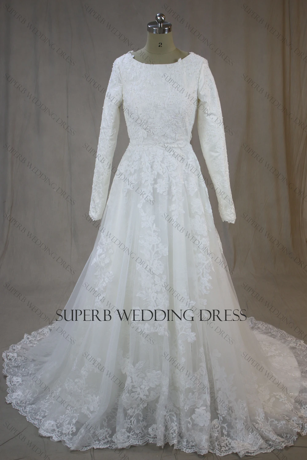Платье для свадьбы с длинным рукавом платье невесты на заказ | Свадьбы и