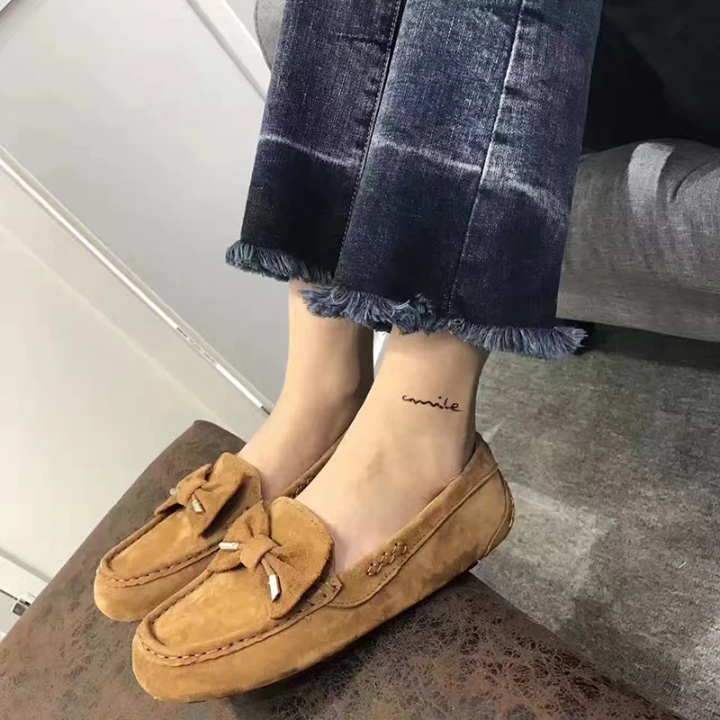 2017 Новый Натуральной Кожи Женская Обувь Повседневная Кожаная Для женщины