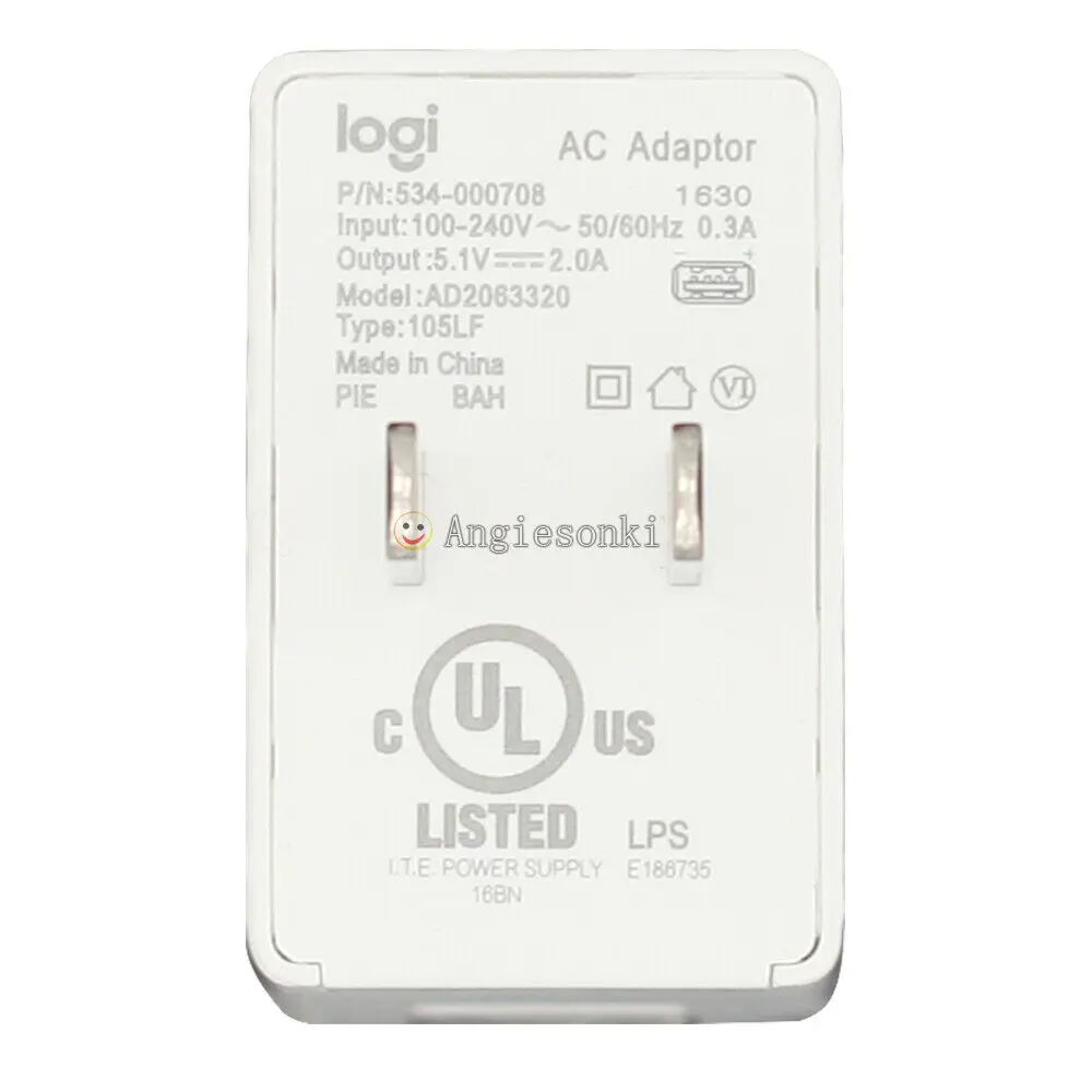 LOGI AD2063320 адаптер переменного тока зарядное устройство для UE bluetooth-колонка boom
