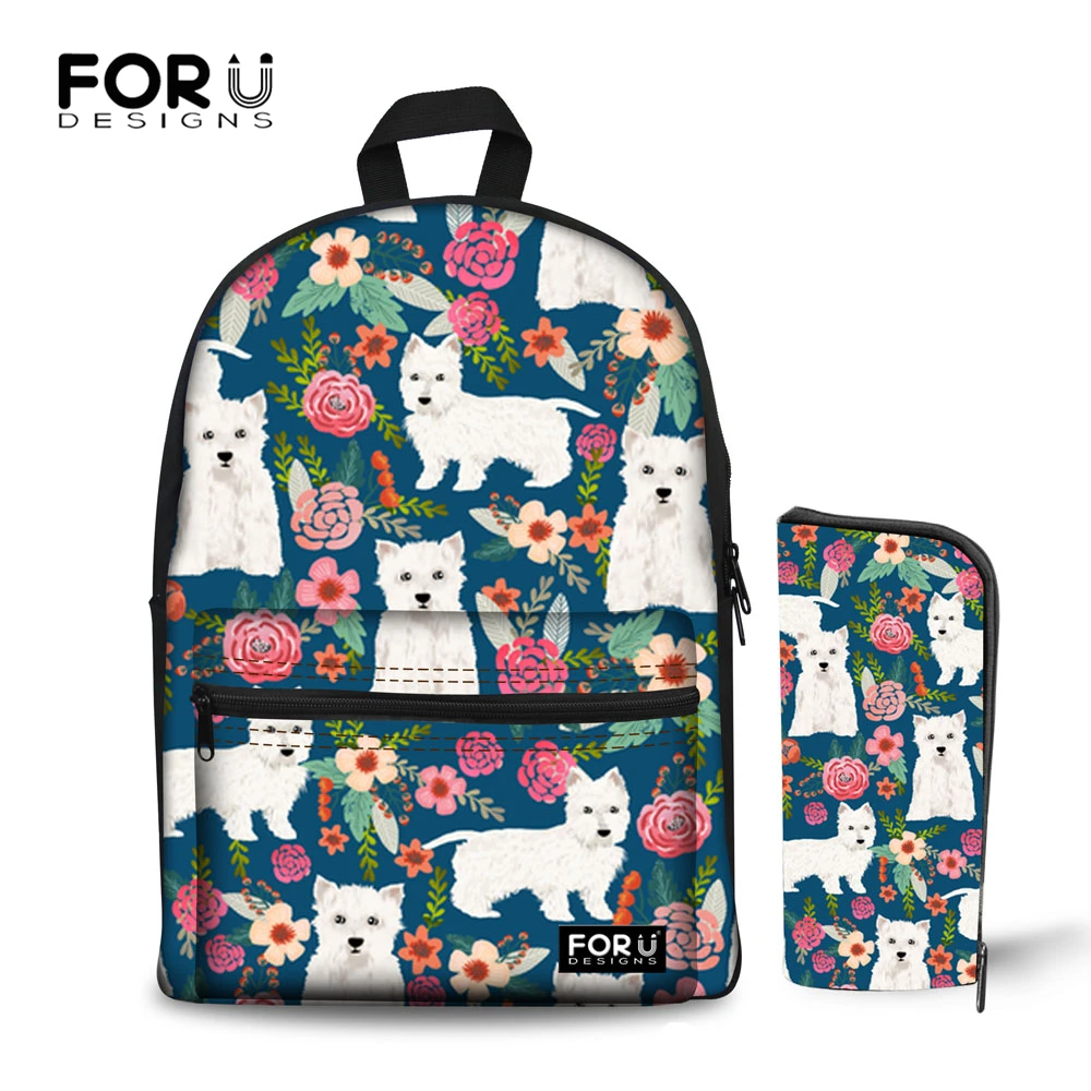 FORUDESIGNS/2018 женские рюкзаки сумки на плечо школьный рюкзак Highland Terrier для