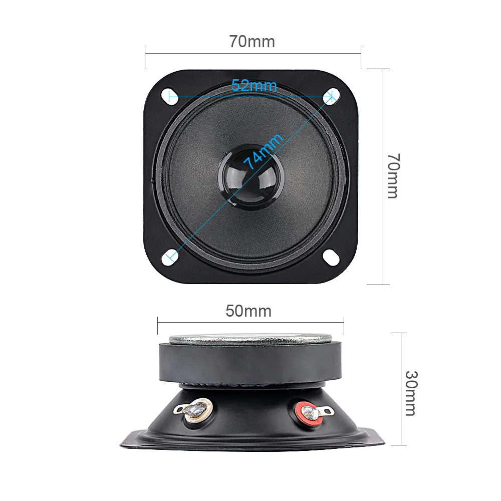 AIYIMA 2 шт. мини 5 дюймов аудио портативный полный спектр динамик s 4Ohm 12 Вт Altavoz Portatil