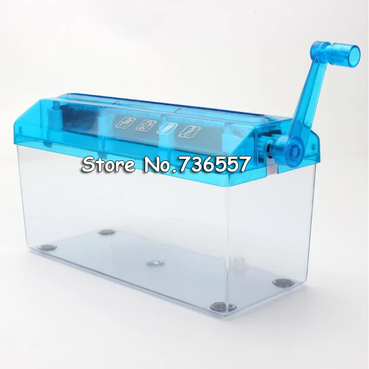 

A4 9" Shredder Paper Office Shredder Mini Paper Shredder Manual Hand Paper Shredders Document File Straight Cutting Machine