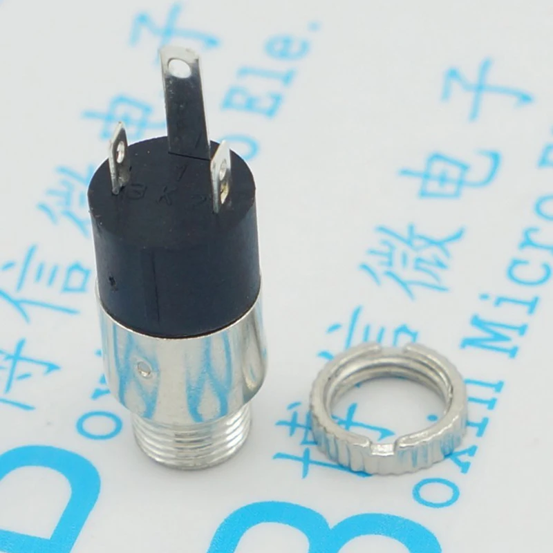 PJ 392 разъем для наушников 3 5 мм аудио и видео стерео с гайкой|headphone jack socket|3.5 audioheadphone