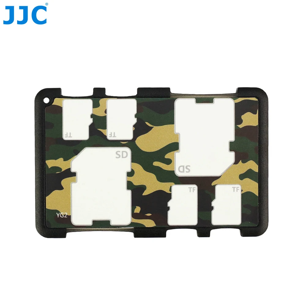 JJC держатель карты памяти для 2 sd-карт+ 4 Micro SD хранение карт чехол