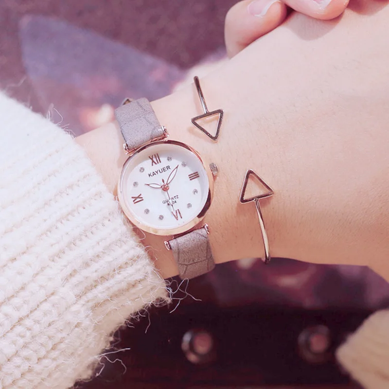 Изысканные женские часы браслет с кристаллами тонкий ремешок маленький