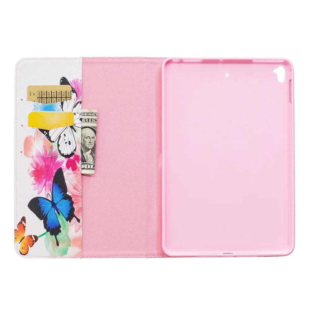 Coloful цветок кожа стенд cover case для ipad mini 5 ultra slim бумажник мягкая обложка 5|case for ipad|case