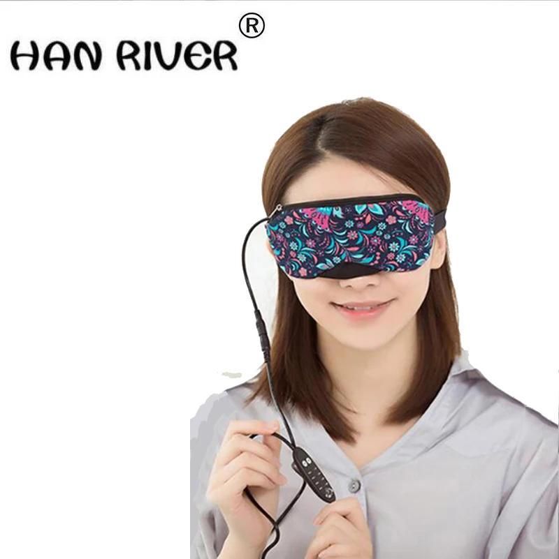 

Usb steam eye mask usb hot cold hot compress sleep shading light breathable black eye intelligent steam