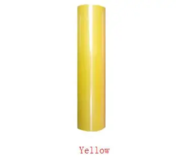 yellow 0,6*10 м горячей пилинг ПВХ винил теплопередачи фильм рулон футболка передачи фильм - Цвет: yellow