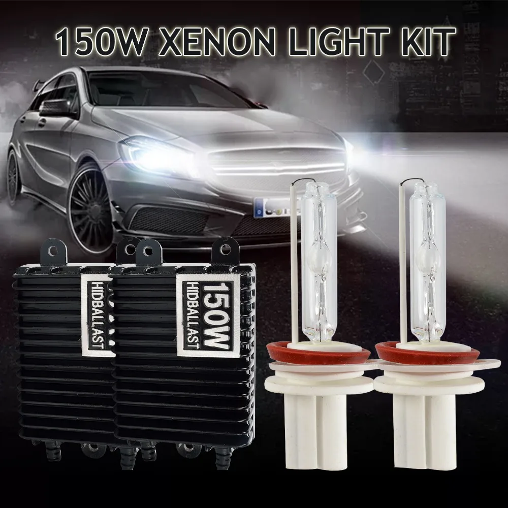 Taitian 2 шт. светодиодные лампы h1 Hid 150W ксенона 12 в 6000 К 4300 Canbus h7 ламповый балласт