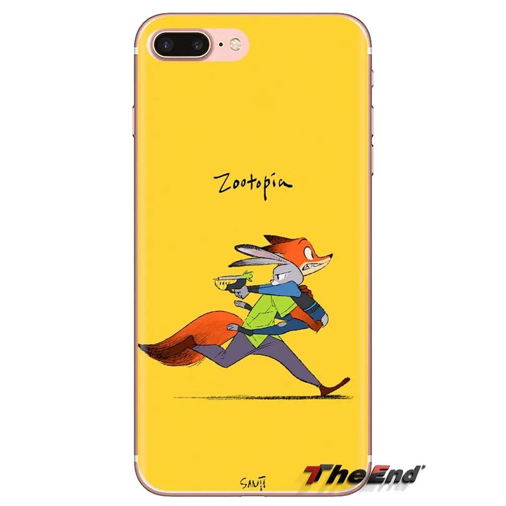 Nick Wilde and Judy Hopps Zootopia для Samsung Galaxy J1 J2 J3 J4 J5 J6 J7 J8 Plus 2018 Prime 2015 2016 2017 силиконовый чехол