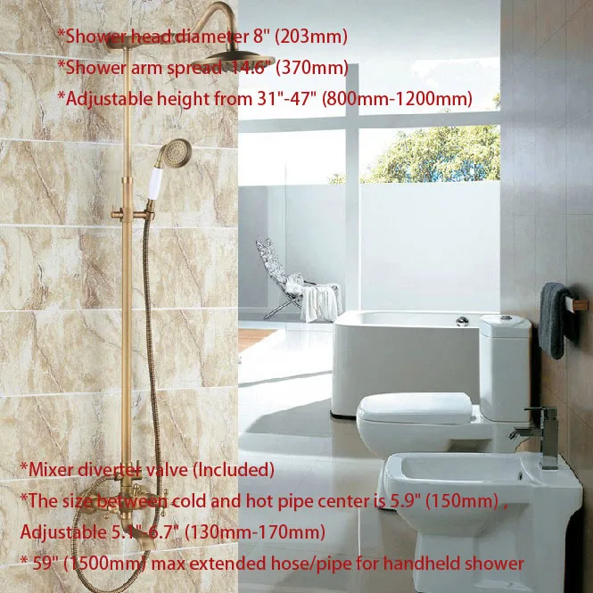 Винтажный Ретро античный латунный двойной кран с перекрестными ручками для