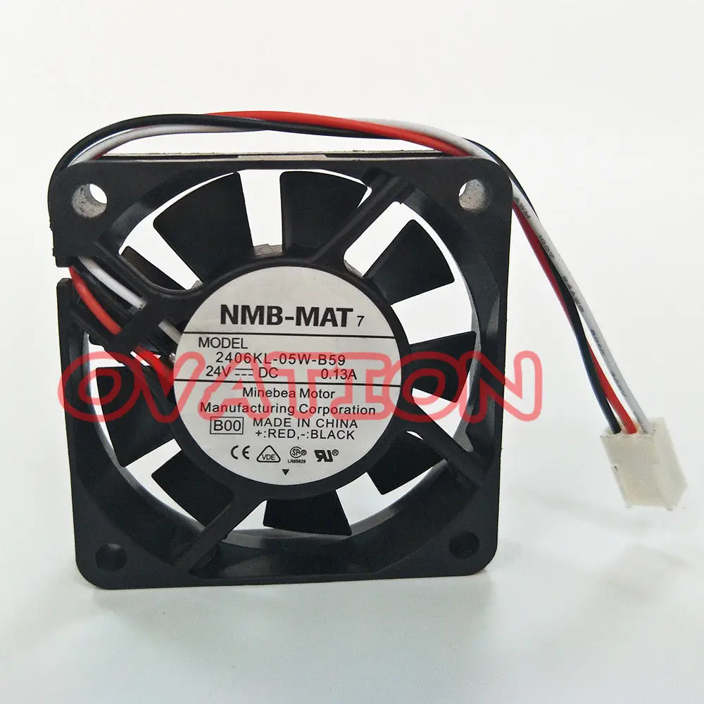 

Кулер для ПК, для NMB 2406KL-05W-B59 24 В постоянного тока 0,13 а 60*60*15 мм, 3-контактные вентиляторы охлаждения