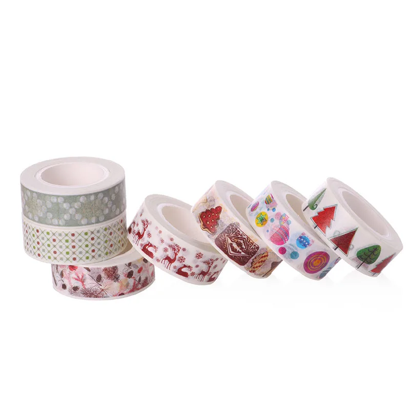 Рождественская лента washi с милыми узорами из бумаги сделай сам|christmas tape|pattern washiwashi