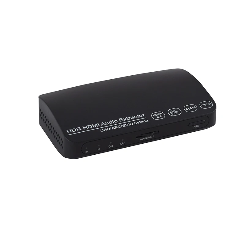 18 Гбит/с 4k HDMI переключатель Разделитель с Toslink аналоговый аудио экстрактор