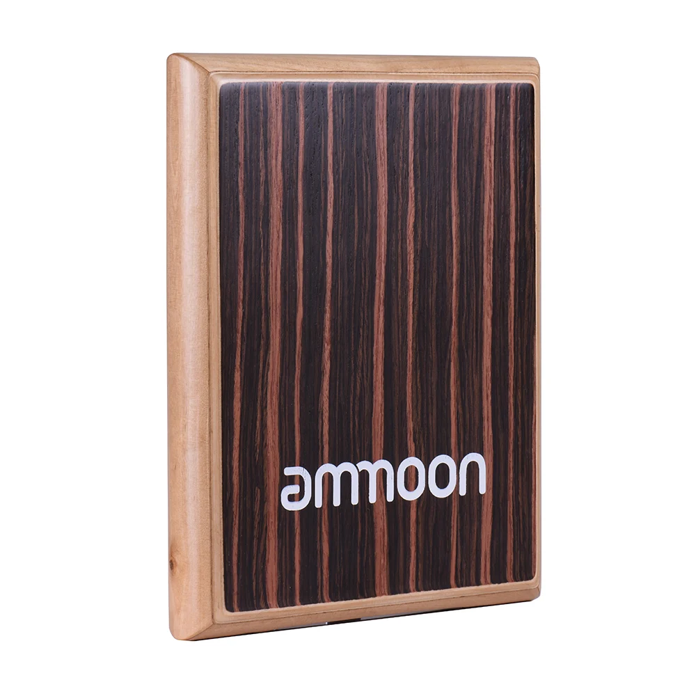 Дорожный компактный бокс барабан ammoon Cajon плоский ручной перкуссионный