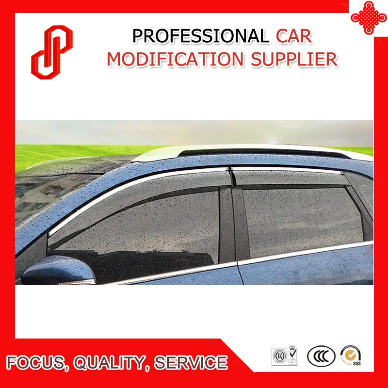 

High Quality Injection molding trim vent shade rain sun wind deflector window visor for KX3 2015 2016 2017 2018 2019
