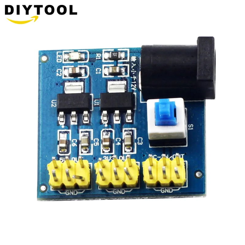 DC автомобиля Мощность от 12 В до 5 пост 3A 15 Вт модуля преобразователя Micro USB для