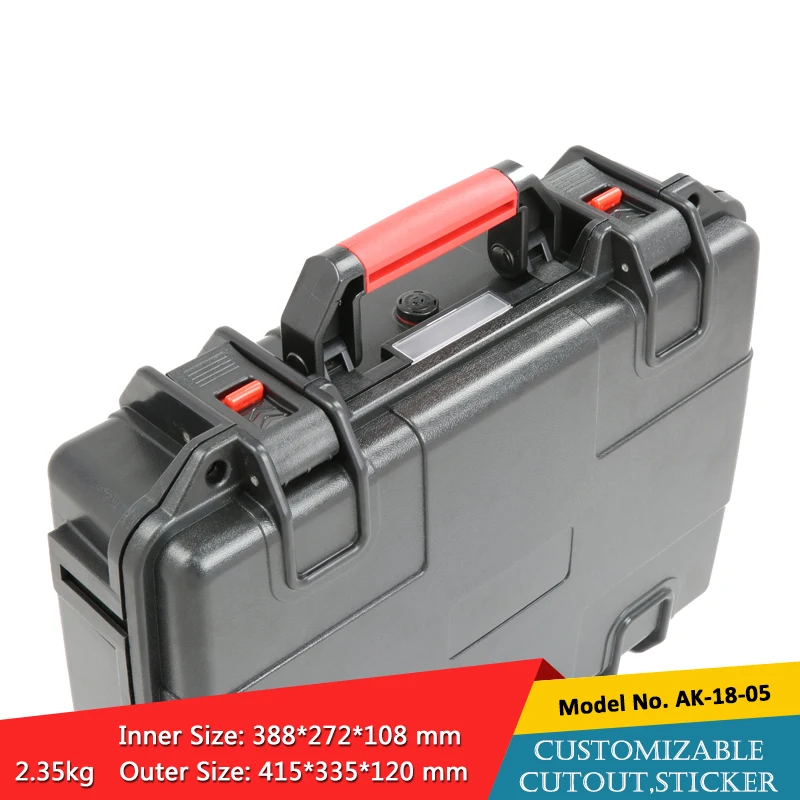415*335*120mm IP67 waterproof shockproof plastic equipment case with foam tool box | Обустройство дома