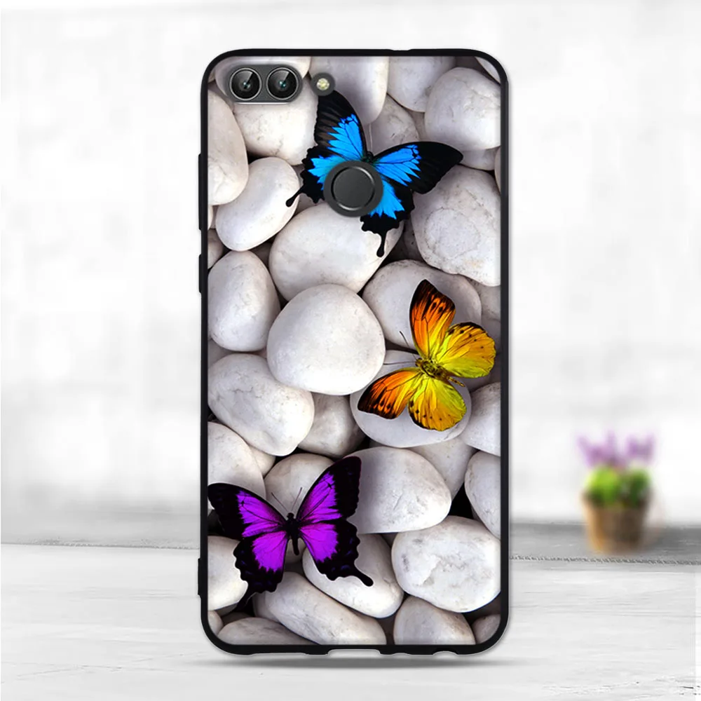 Чехол для мобильных телефонов Huawei P умный чехол мягкий силиконовый из ТПУ Enjoy 7 s