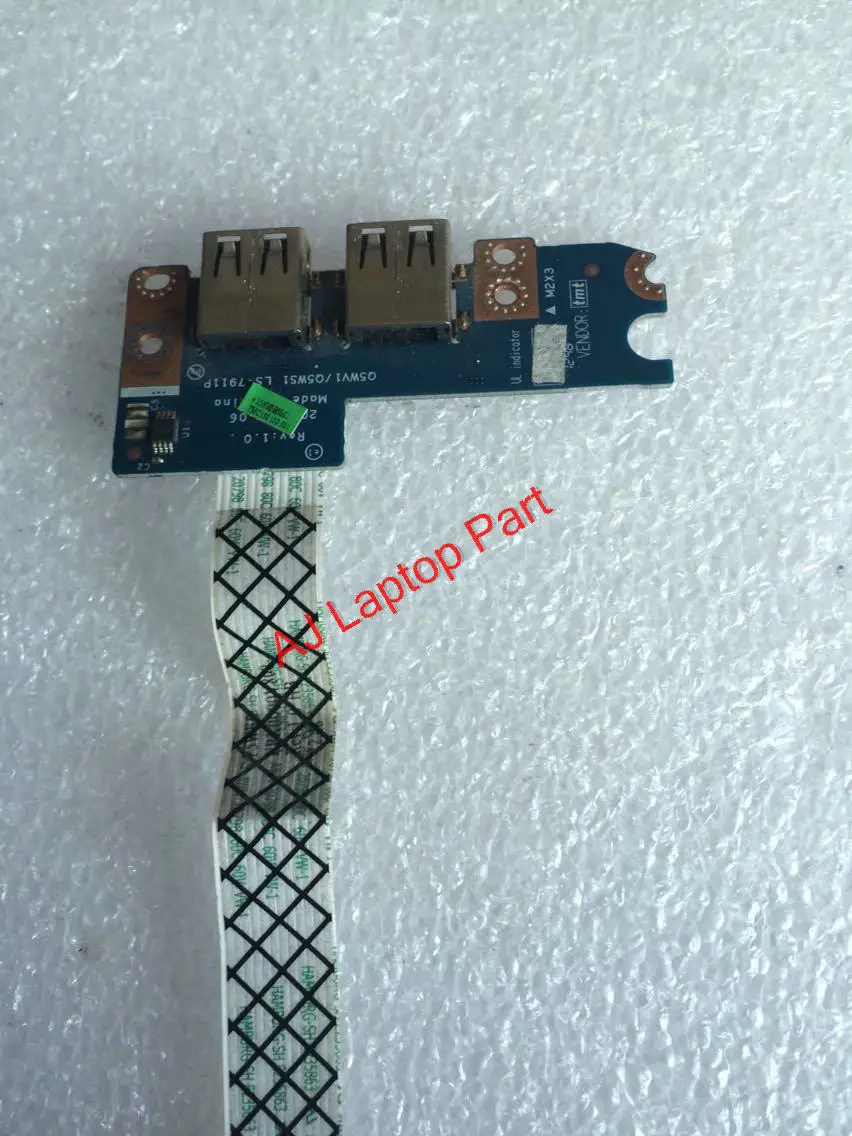 Оригинальная плата USB с гибким кабелем для ноутбука ACER Aspire NV56 NV56R10u V3 531 551 571 571G Q5WV1