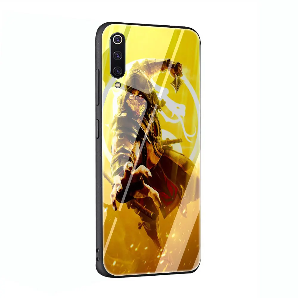 G10 Чехол для телефона Scorpion In More Kombat из закаленного стекла для Xiaomi mi 8 9 Red mi 4X 6A Note 5 6 7 Pro Pocophone F1 - Цвет: G10