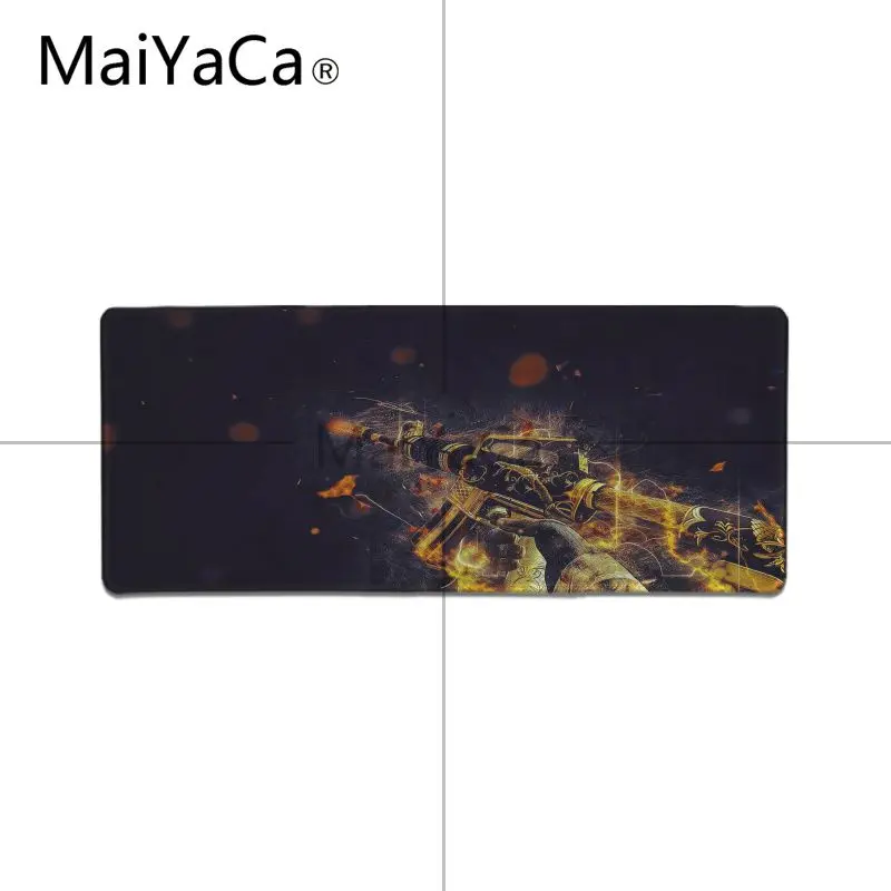 MaiYaCa Нескользящие PC пистолет части Csgo коврик для мыши геймер игровые коврики большой игровой коврик для мыши Lockedge коврик для мыши Клавиатура коврик