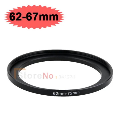 10pcs 62mm-67mm 62-67mm 62 to 67 Step down Filter Ring Adapter For Filter lens cap lens hood