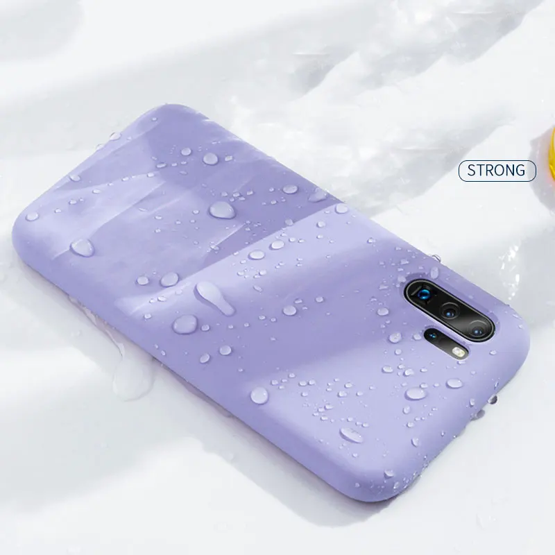 Purpel Жидкий силиконовый чехол для huawei P30 Pro тонкий мягкий чехол для телефона p 30 P30PRO p30lite светильник p30 чехол huawei p30 чехол - Цвет: Purpel