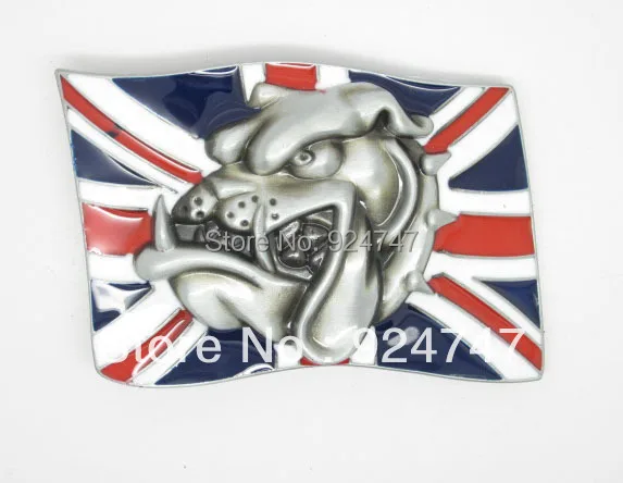 English Flag with Bulldog Belt Buckle | Дом и сад