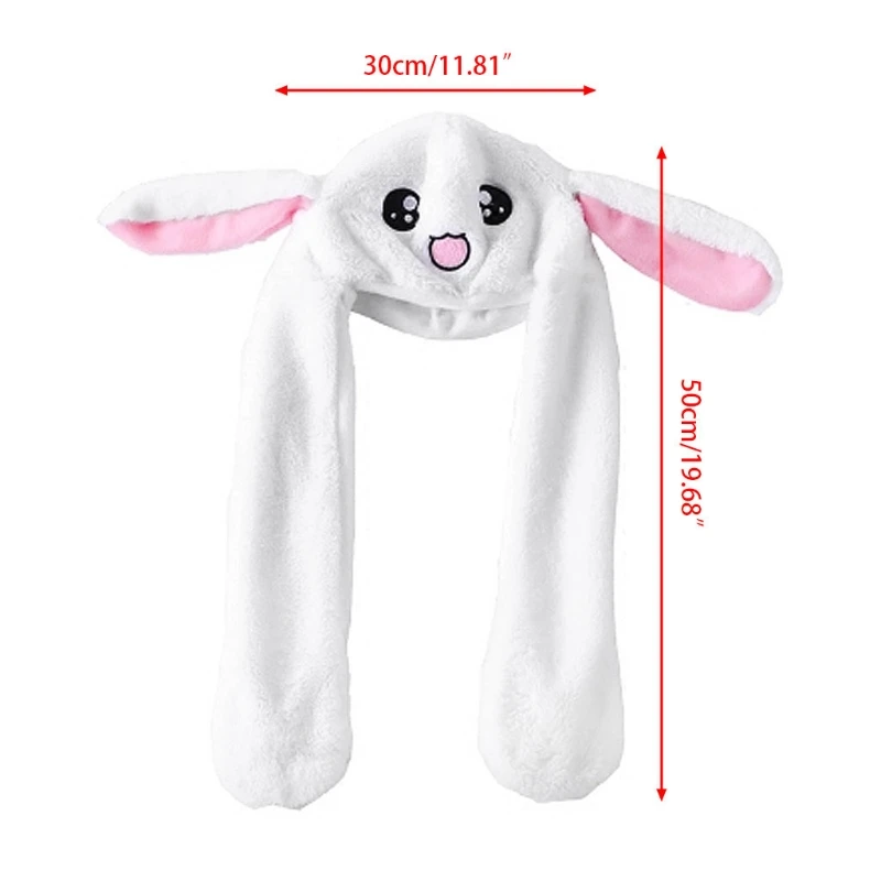 

Interesting Funny Toys Rabbit Hat With Moving Ear Magic Toy Webcast Play Cute Hat's Ear Can Move Dancing Selfie Girl Gift