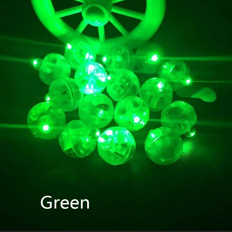 10 шт. Круглый Мини светодиодный RGB флэш-шар лампа положить в бумажный фонарь воздушный шар огни для рождества Хэллоуин Свадебная вечеринка украшения