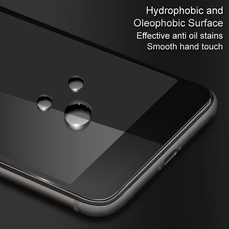 Imak полное покрытие экрана протектор Закаленное стекло для iPhone X 8 7 защитная