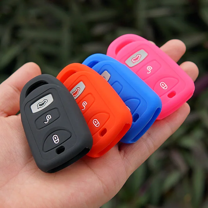 Силиконовый резиновый чехол для автомобильного брелка Hyundai Sonata Santa Fe Elantra Для Киа