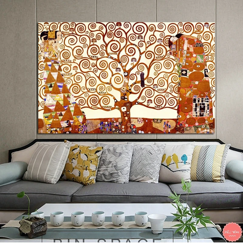Алмазная картина вышивка крестиком дерево жизни от Gustav Klimt алмазная стразы