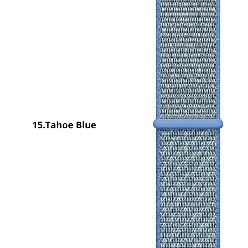 Tahoe Blue 20 мм нейлоновая Спортивная петля для Garmin Vivoactive 3 застежка для часов регулируемая застежка для Forerunner 645 музыкальный смарт-ремешок для часов - Цвет ремешка: Tahoe Blue