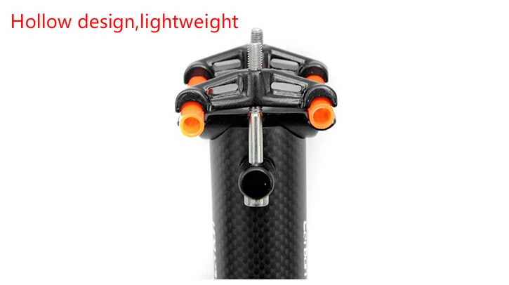 Litepro Birdy 34 9 мм углеродный Подседельный штырь BMX велосипедный ультралегкий