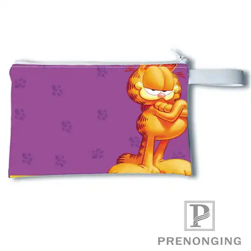 На заказ Garfield(2)@ 3 кошелек с рисунком кошелек на молнии Zero кошелек телефон Сумки для ключей мода небольшой женский кошелёк#19-01-22-4-208