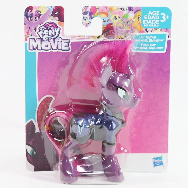8 см игрушки My Little Pony Friendship is Magic Пинки Пай Радуга Дэш Флаттершай Songbird Serenade ПВХ фигурка модель - Цвет: new navy purple 05