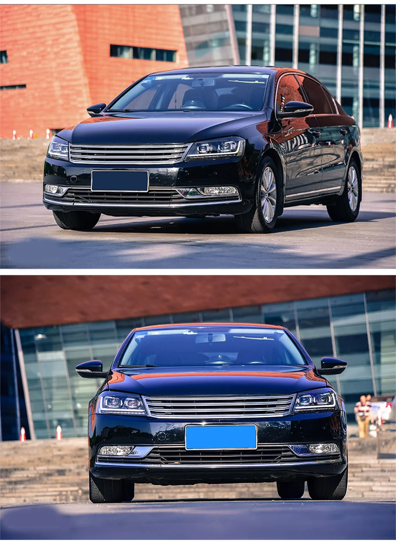 Автомобильный Стайлинг для Volkswagen VW Europe Passat B7 фары 2012- светодиодный фонарь DRL Bi Xenon объектив Динамический указатель поворота