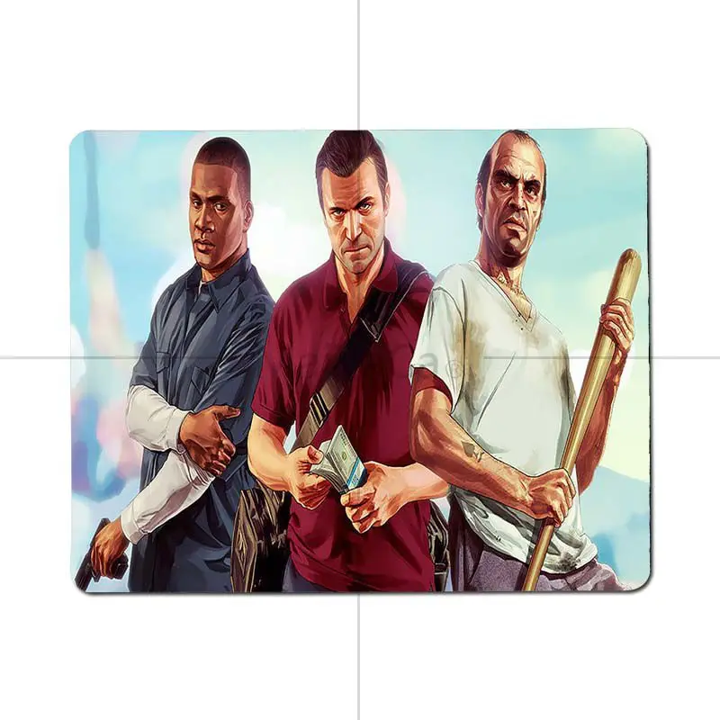 MaiYaCa игровой коврик для мыши с рисунком из GTA 5 Тревор Франклин Майкл сделай сам