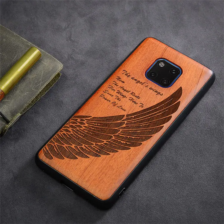 Новинка, чехол для huawei mate 20 Pro, тонкая деревянная задняя крышка, TPU бампер, чехол для huawei mate 20X, чехол для телефона s mate 20 - Цвет: as picture
