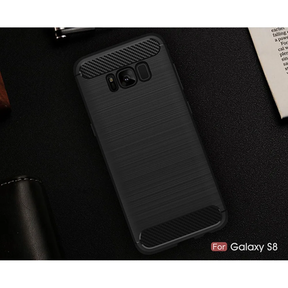 Тонкий чехол из чистого углеродного волокна ТПУ противоударный защитный слой