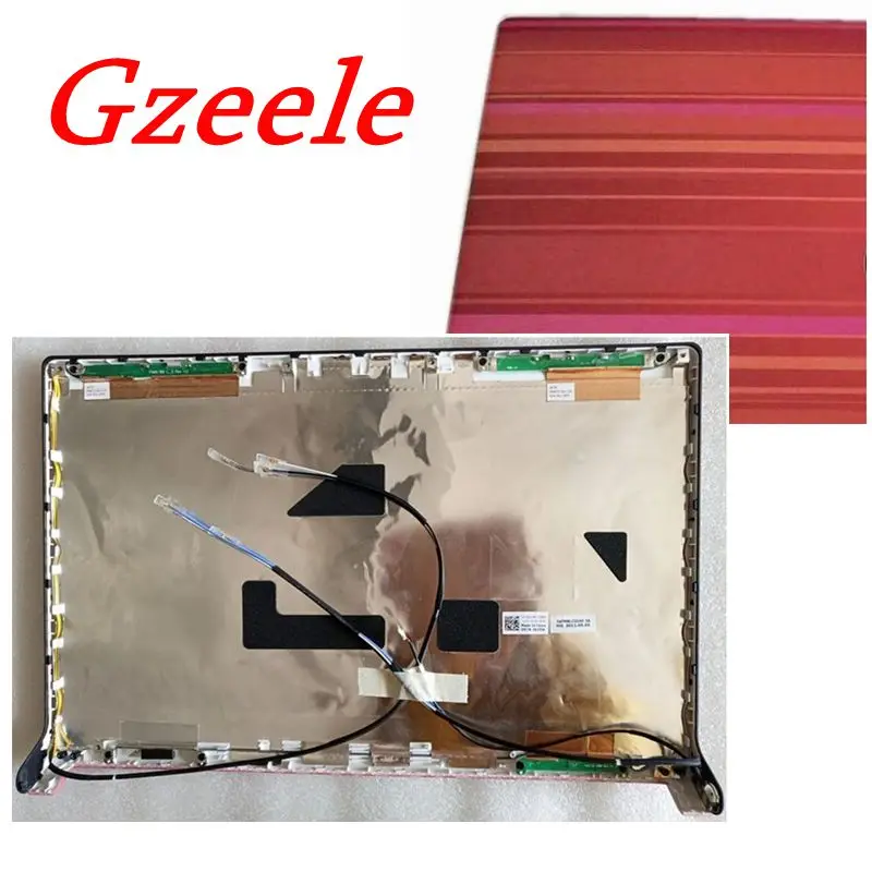 GZEELE новый красный 15 6 &quotЖК-задняя крышка Крышка Топ NCVJ9 0NCVJ9 для Dell Studio 1555 1557 1558