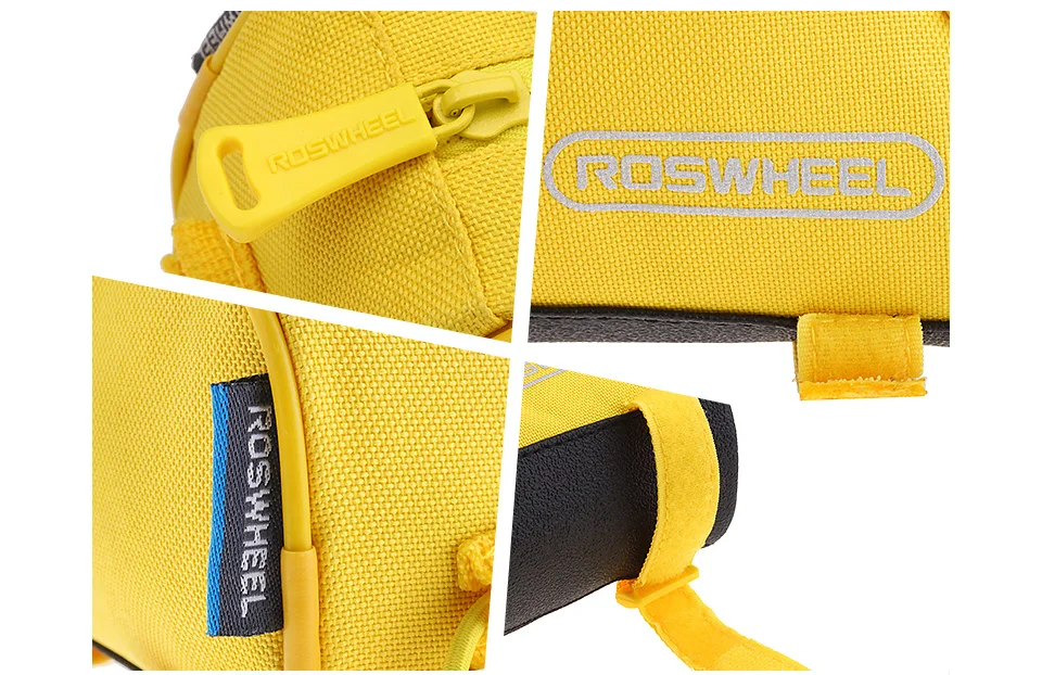 Roswheel 600D полиэстер ПВХ открытый MTB дорожный велосипед велосипедная Рама Pannier Передняя верхняя трубка посылка велосипедная балка седельная сумка