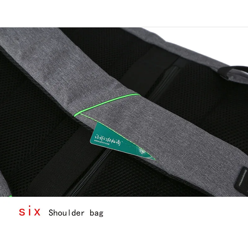 BAIBU модный Противоугонный мужской рюкзак с USB зарядкой для ноутбука компьютера